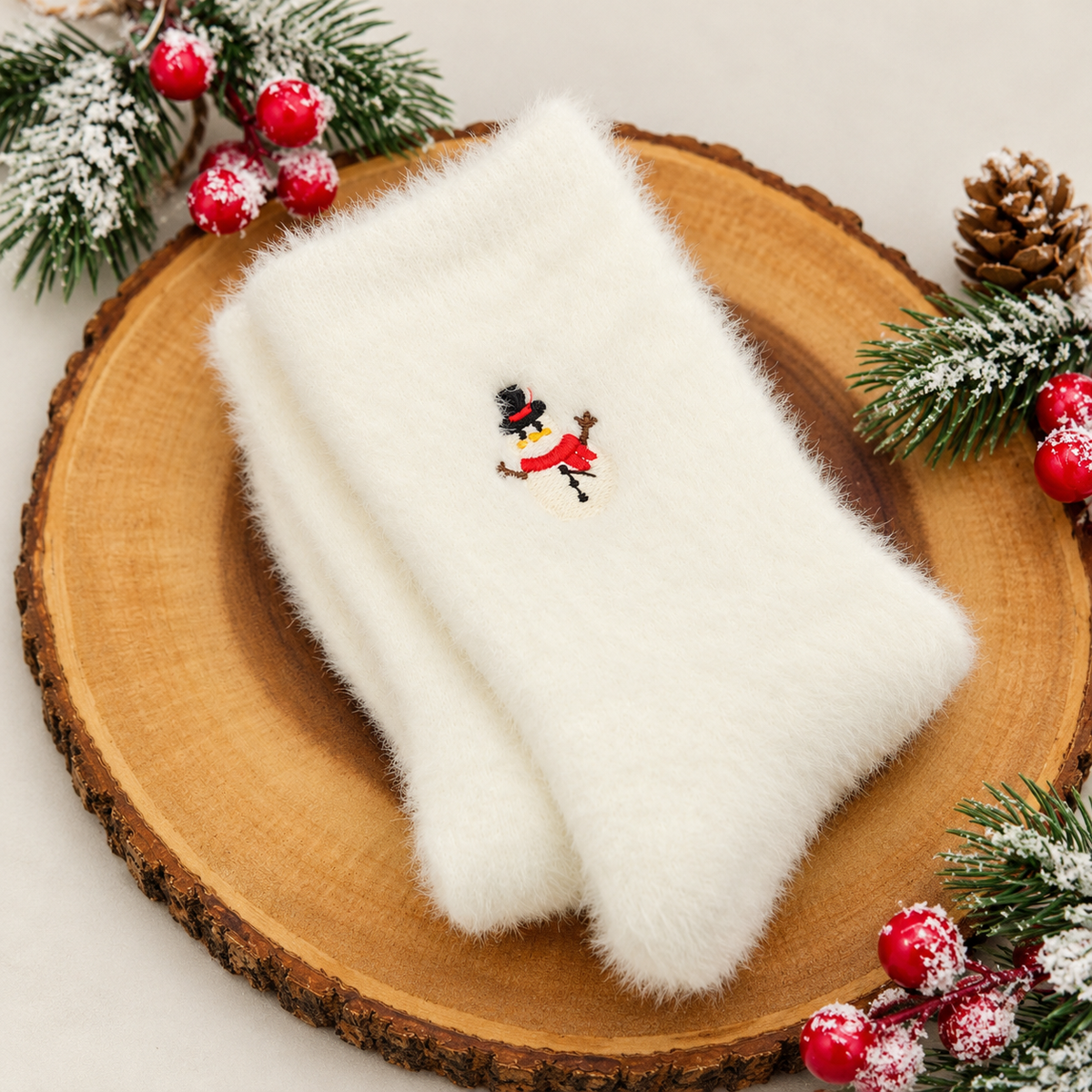 Snowman socks Belle Box