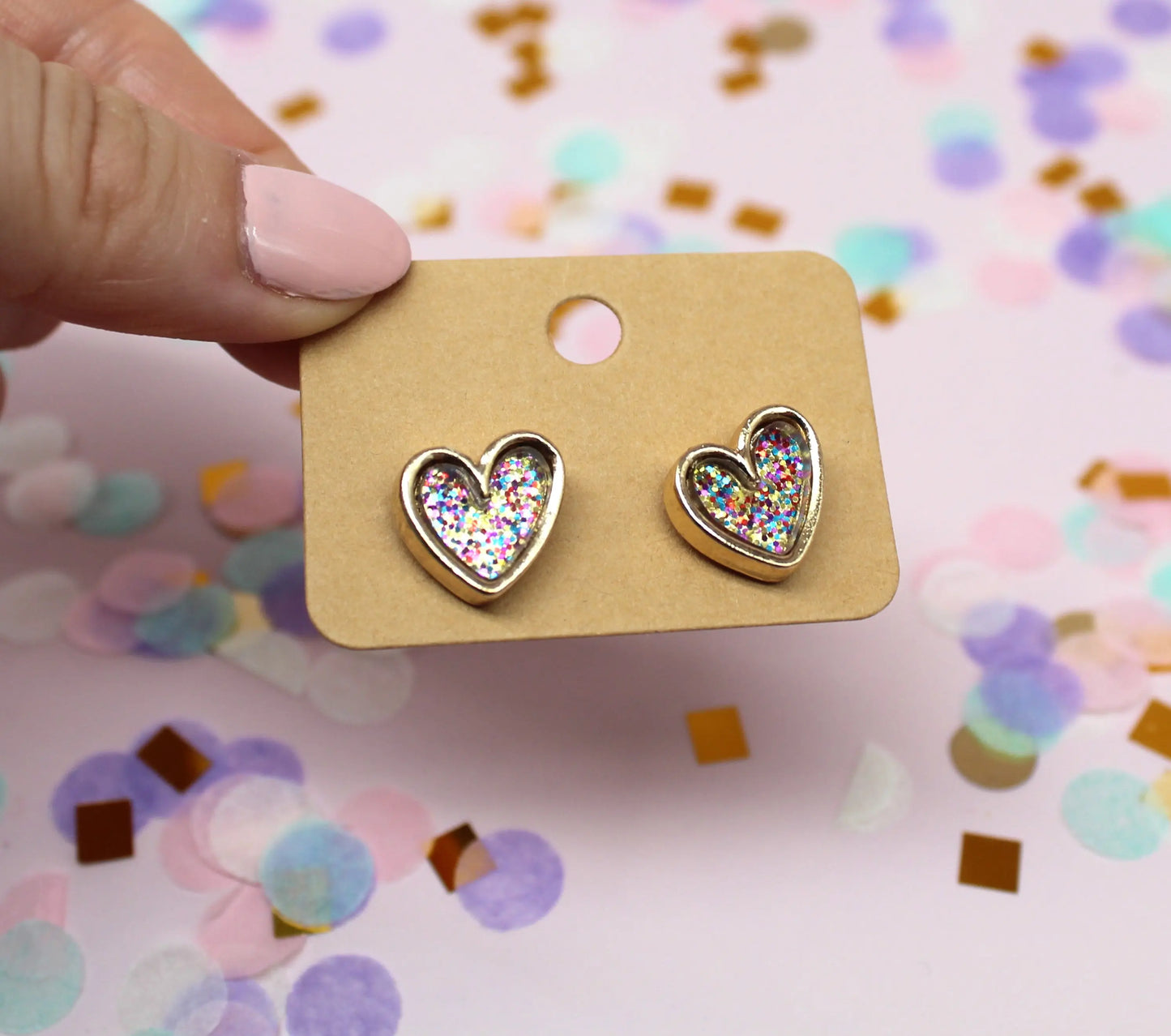 Heart shaped earrings My Store