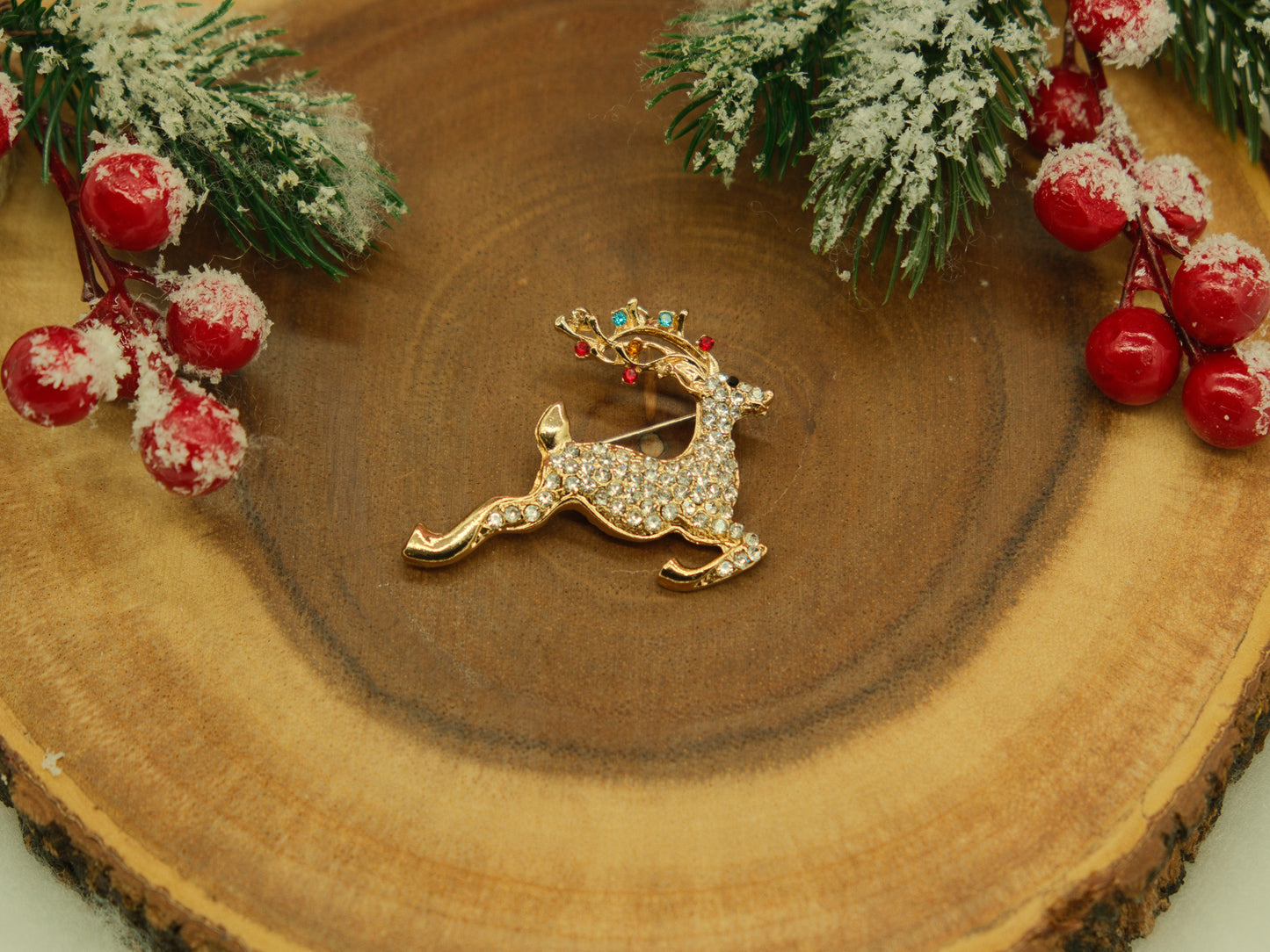 Reindeer brooch
