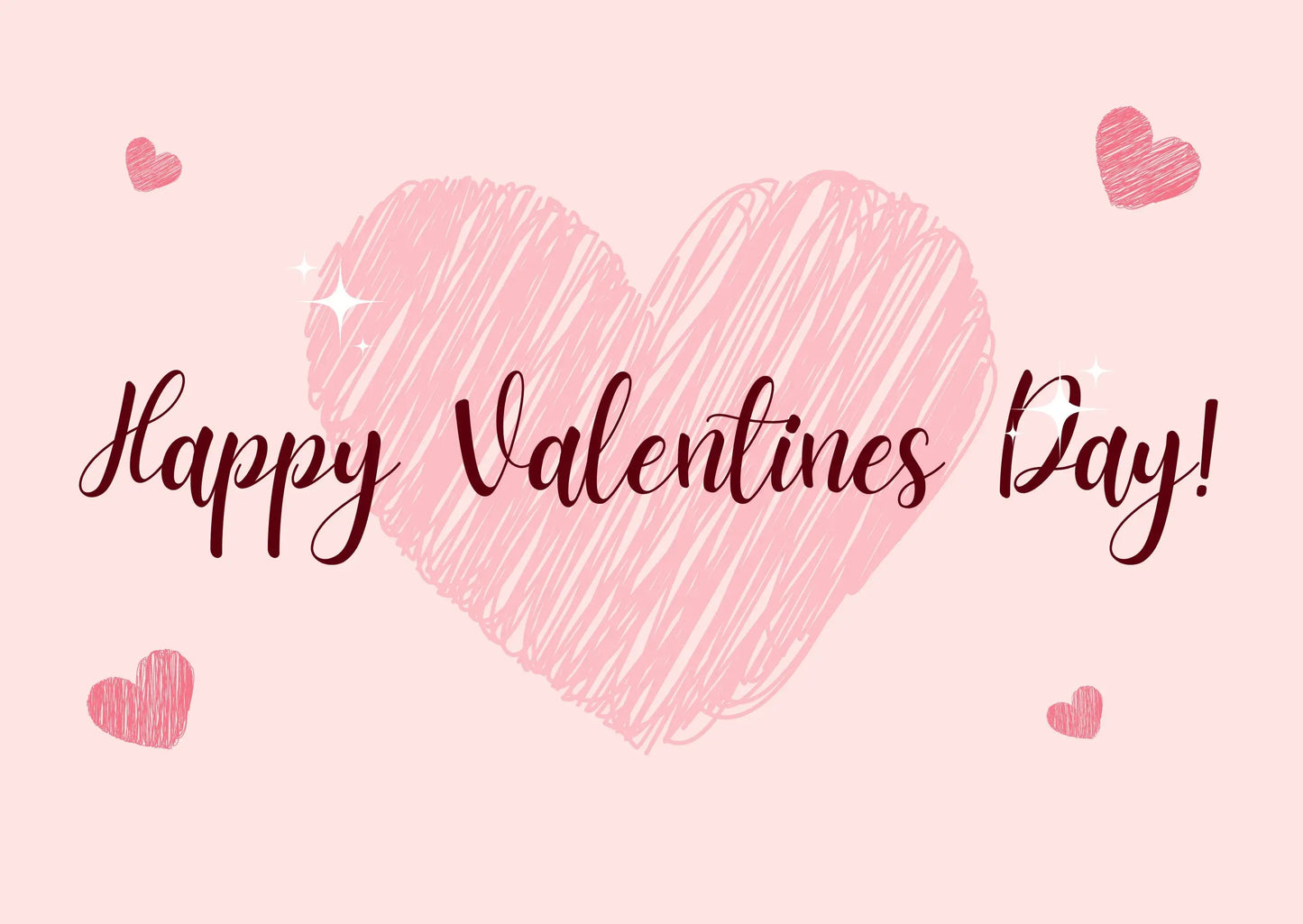 "Happy Valentines Day!" card My Store