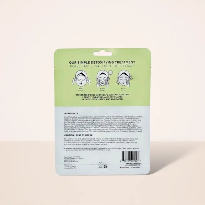 Detox Diva Detoxifying Sheet Mask Maskeraide