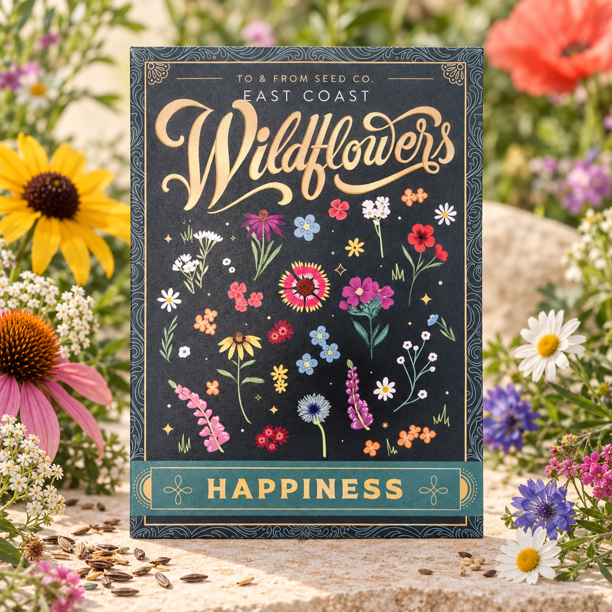 East Coast "Happiness" wildflower seeds Belle Box