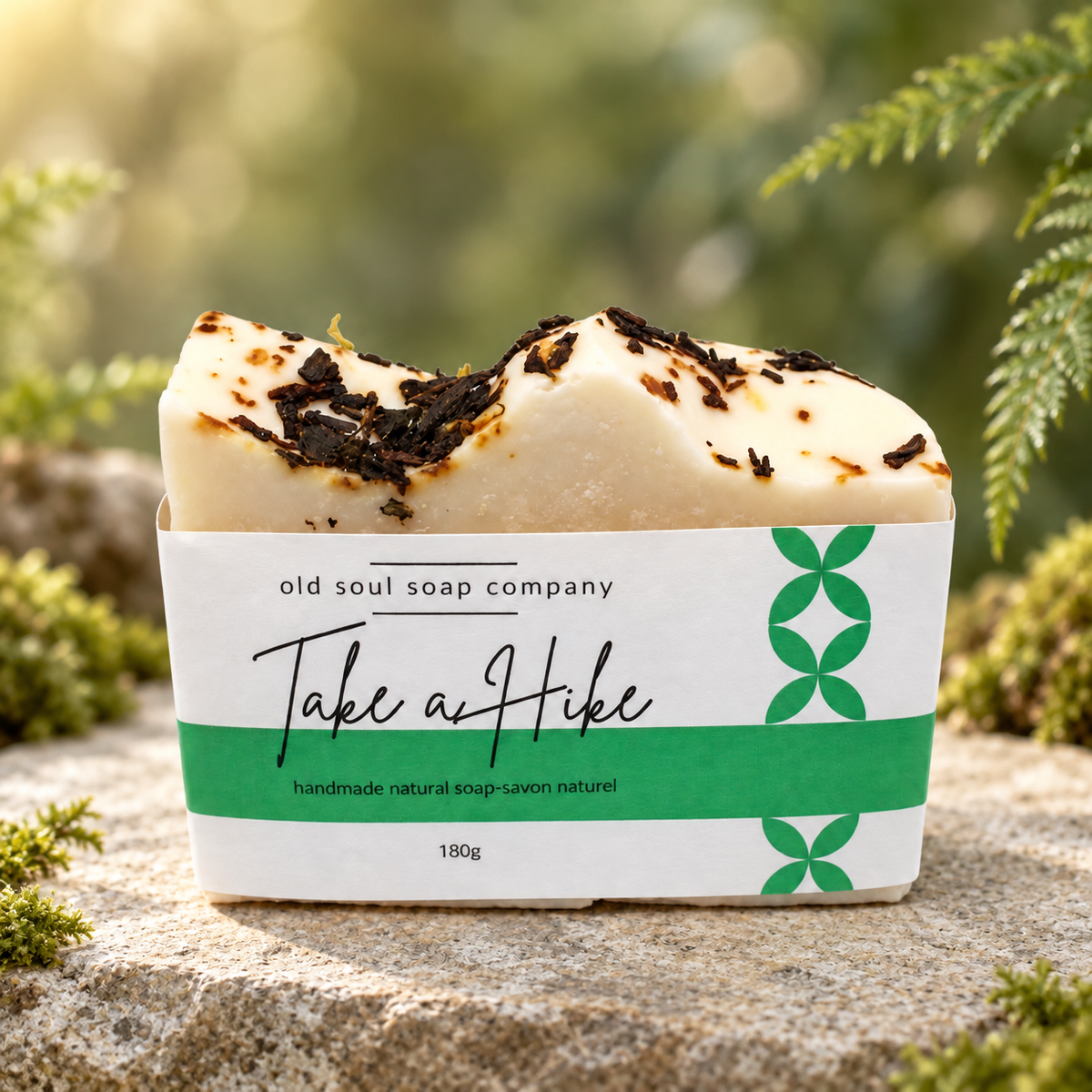 "Take a Hike" handmade luxury soap by The Old Soul Soap Co Belle Box