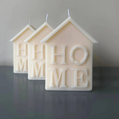 Christmas House Candle Lelik Craft Design