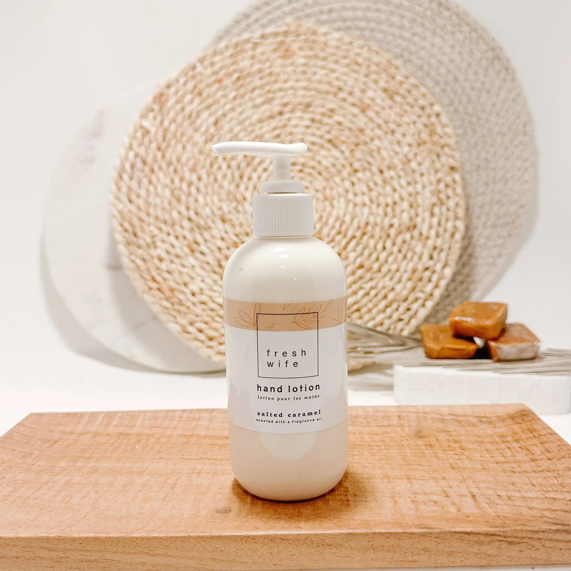 Salted Caramel Hand Lotion - travel size The Fresh Wife Soap Company