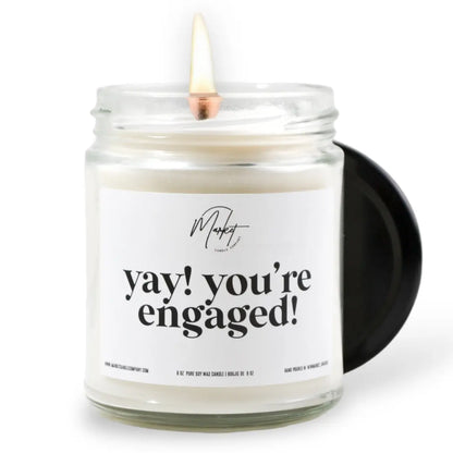 ENGAGED - SOY CANDLE Market Candle Company