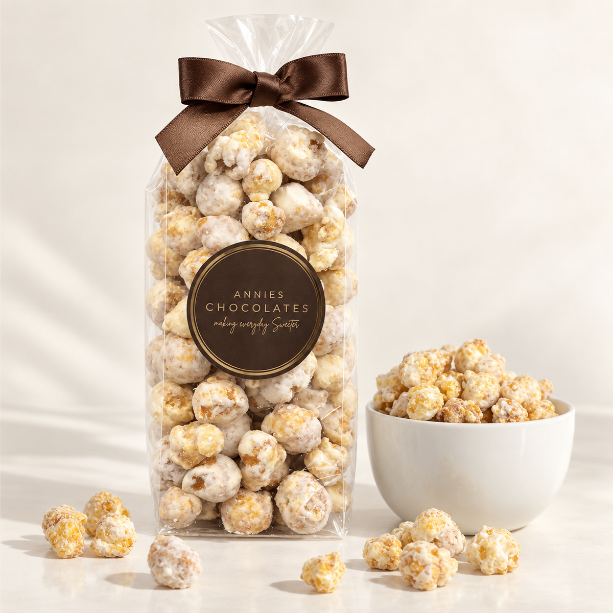 White chocolate caramel popcorn (Copy) Belle Box