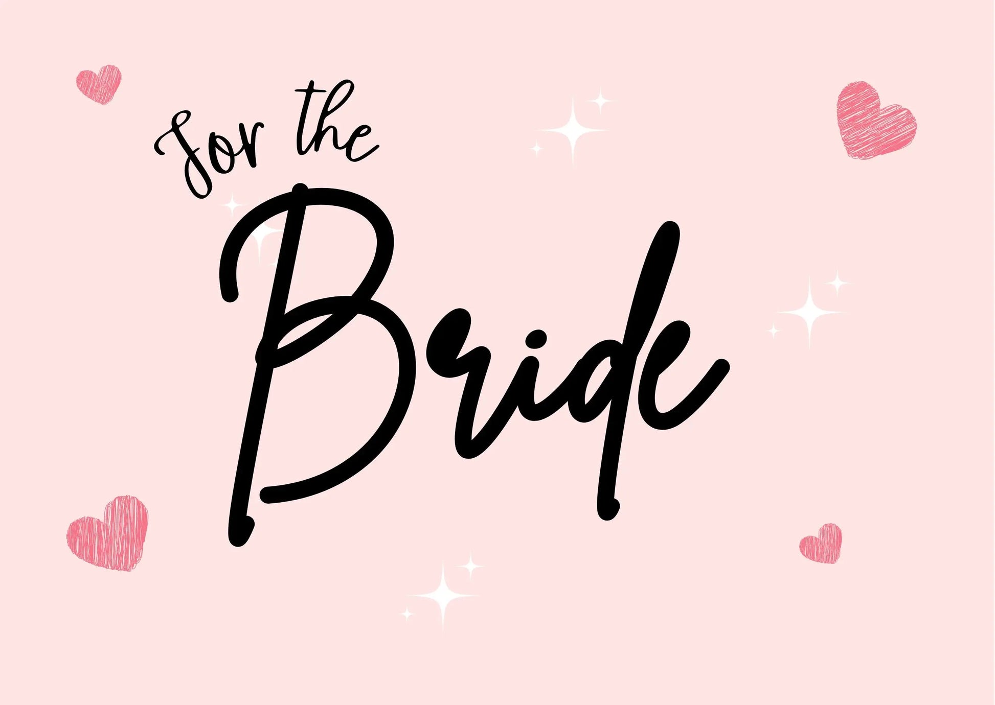 "For the Bride" card My Store