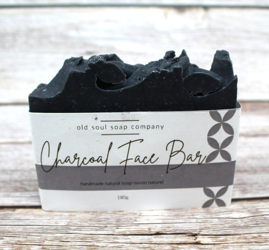 Charcoal face bar handmade luxury soap My Store