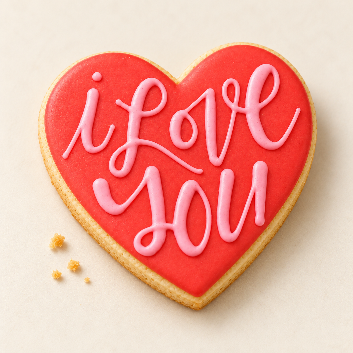 "I Love You" lemon cookie Belle Box