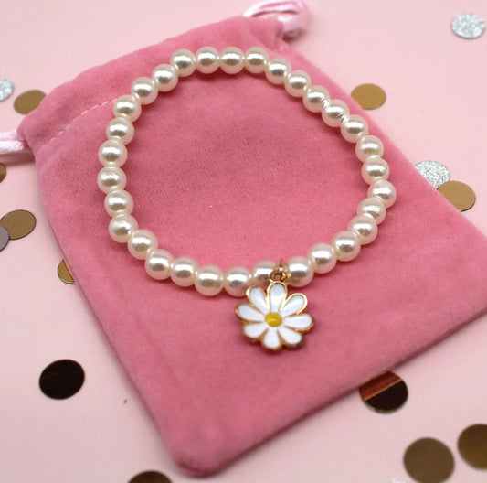 Daisy charm bracelet My Store
