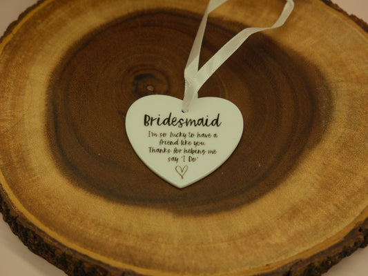 Bridesmaid keepsake