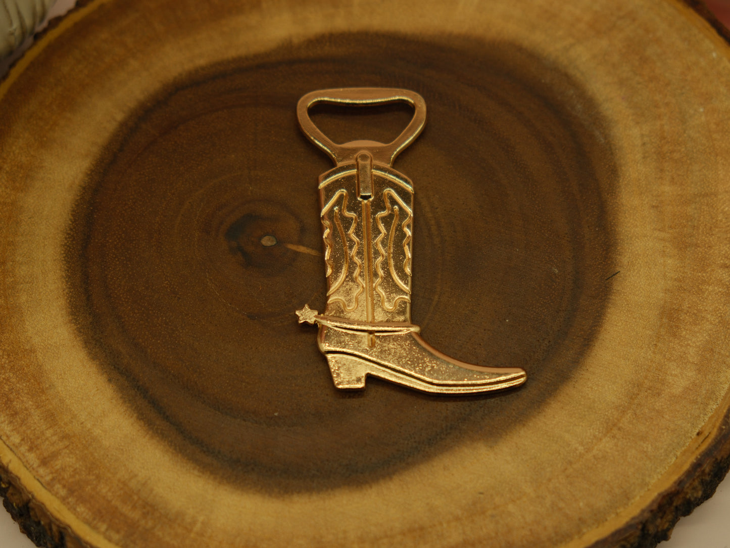 Cowboy boot bottle opener