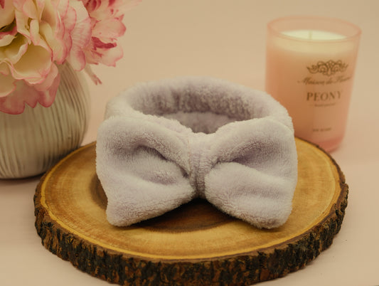 Purple spa headband