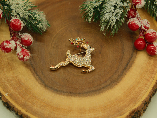 Reindeer brooch
