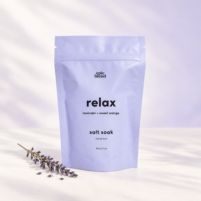 Relax Bath Salt Soak by Epic Blend Epic Blend