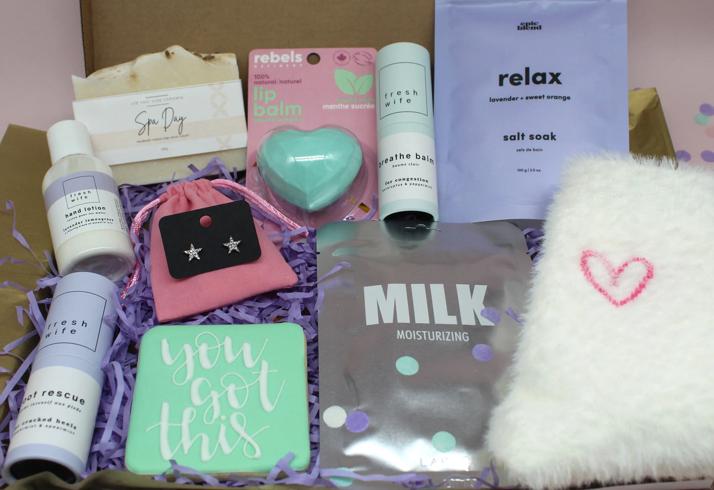 10 items in your box Belle Box