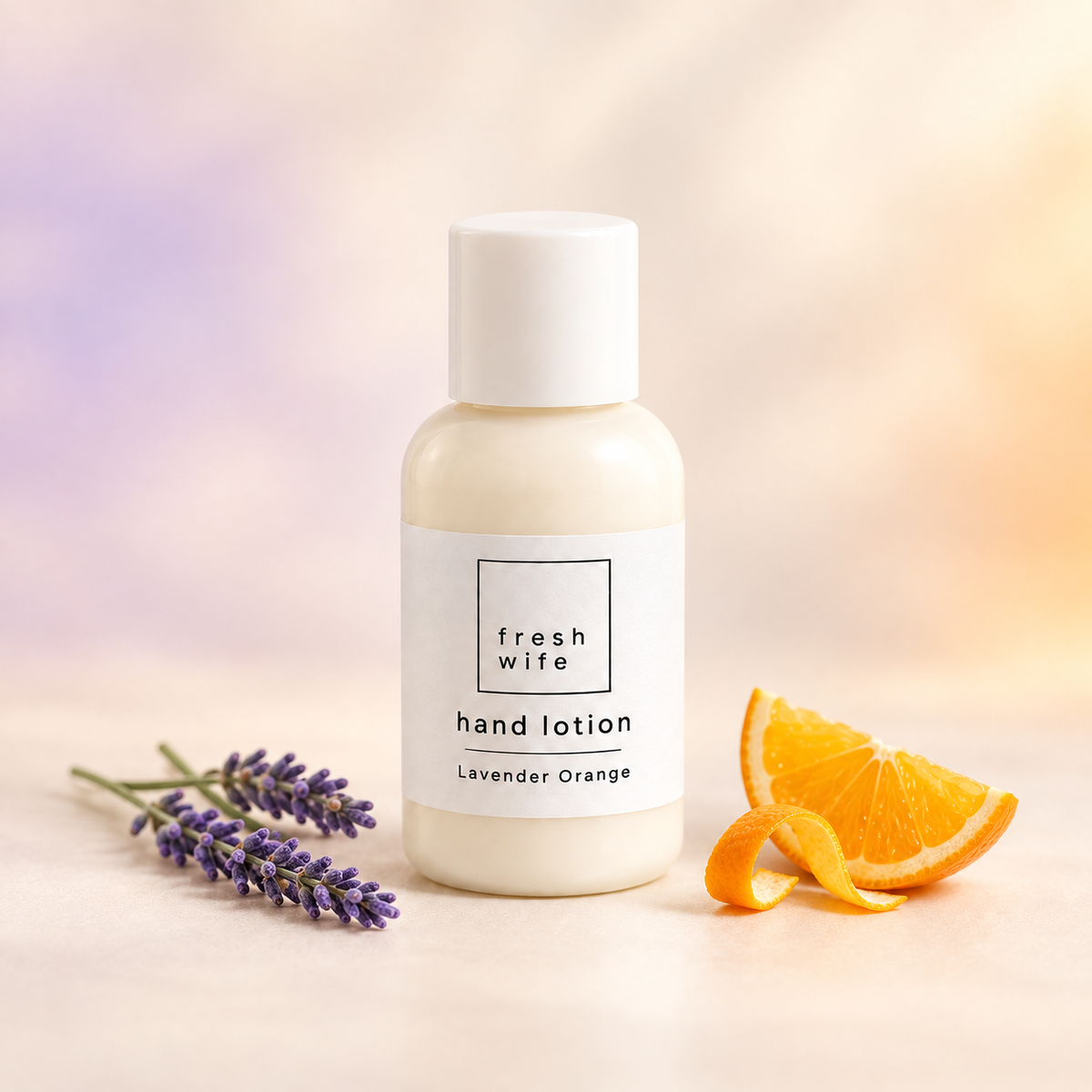 Lavender Orange Hand Lotion by The Fresh Wife Soap Co - Mini The Fresh Wife Soap Company