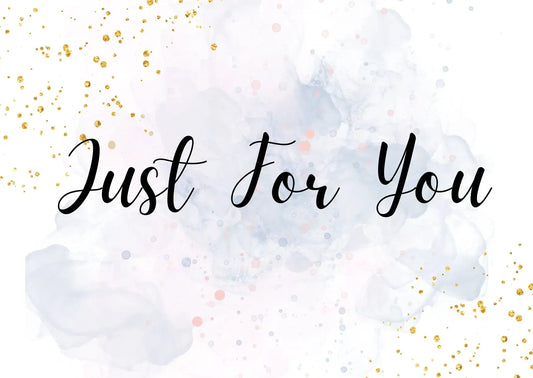 "Just for you" card - pink My Store