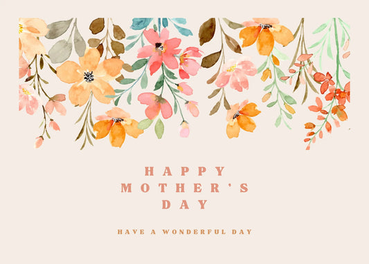 "Happy Mother's Day" card - floral My Store
