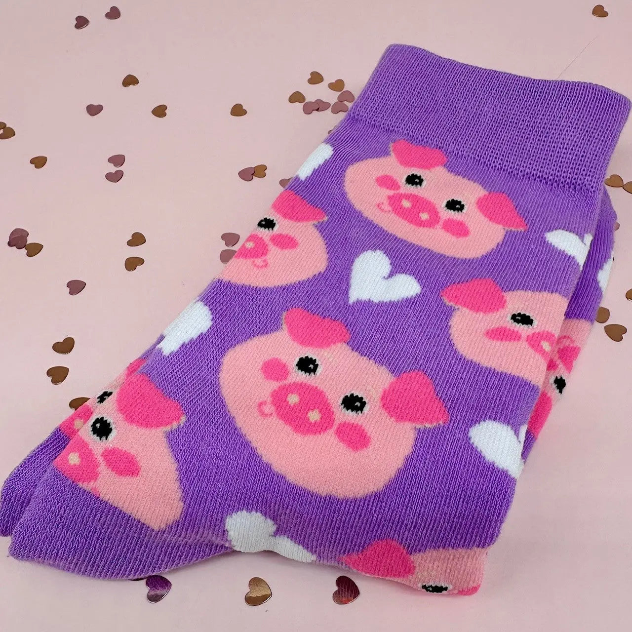Piggy heart socks Belle Box