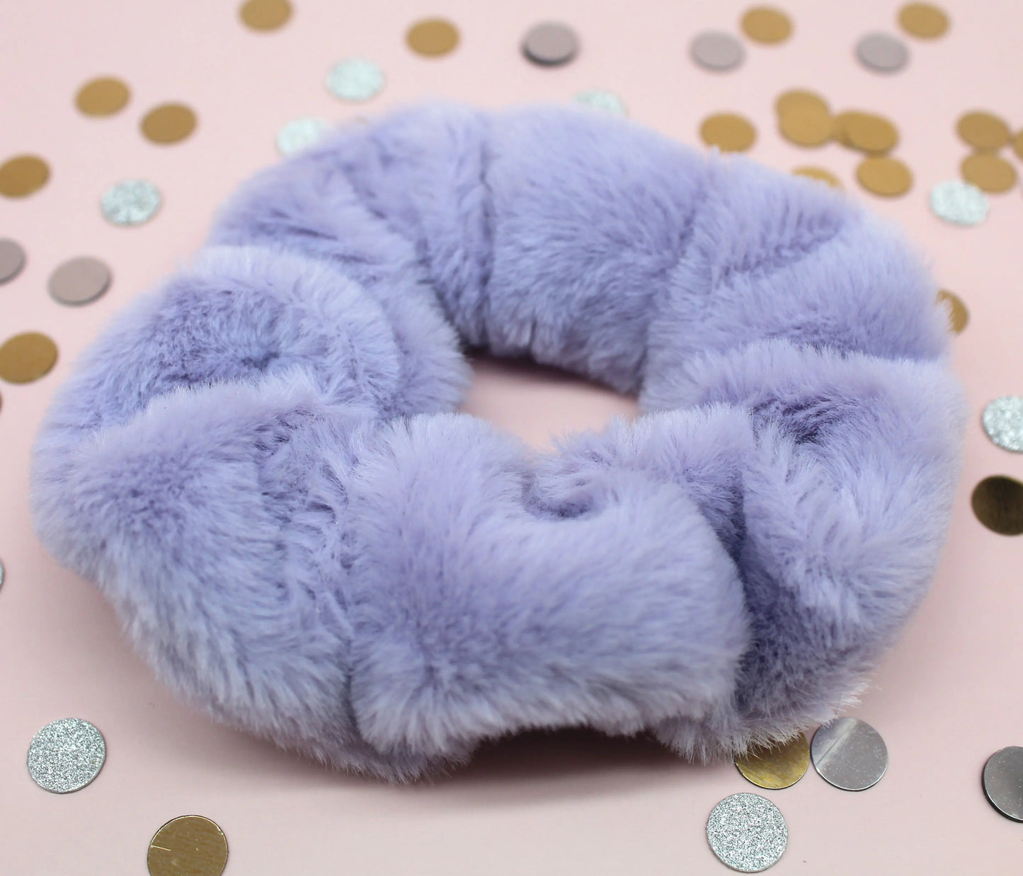 Purple hair scrunchie Belle Box