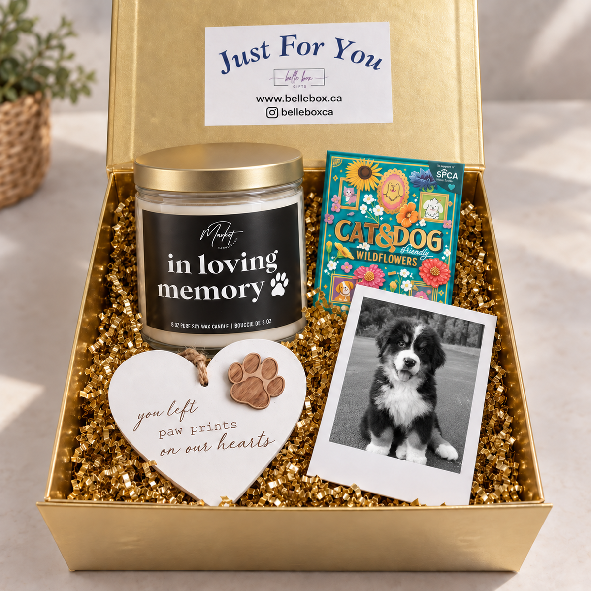 Pet memorial gift box Box Builder