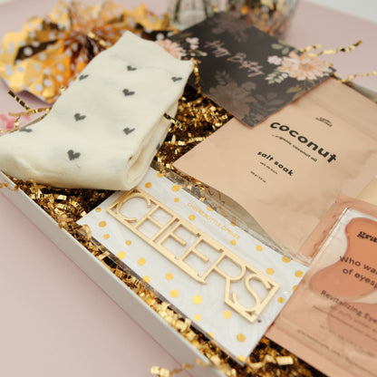 Happy Birthday Girl (5 items) - gold