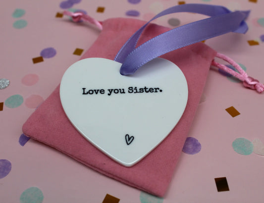 "Love you Sister" keepsake Belle Box