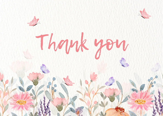 Thank you - floral My Store