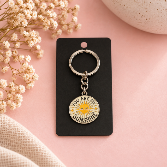 You are my sunshine keychain Belle Box