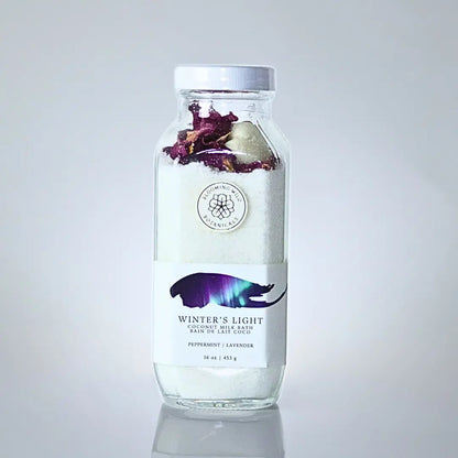 Winter's Light Epsom Salt Soak Bottle | Eucalyptus Mint Blooming Wild Botanicals