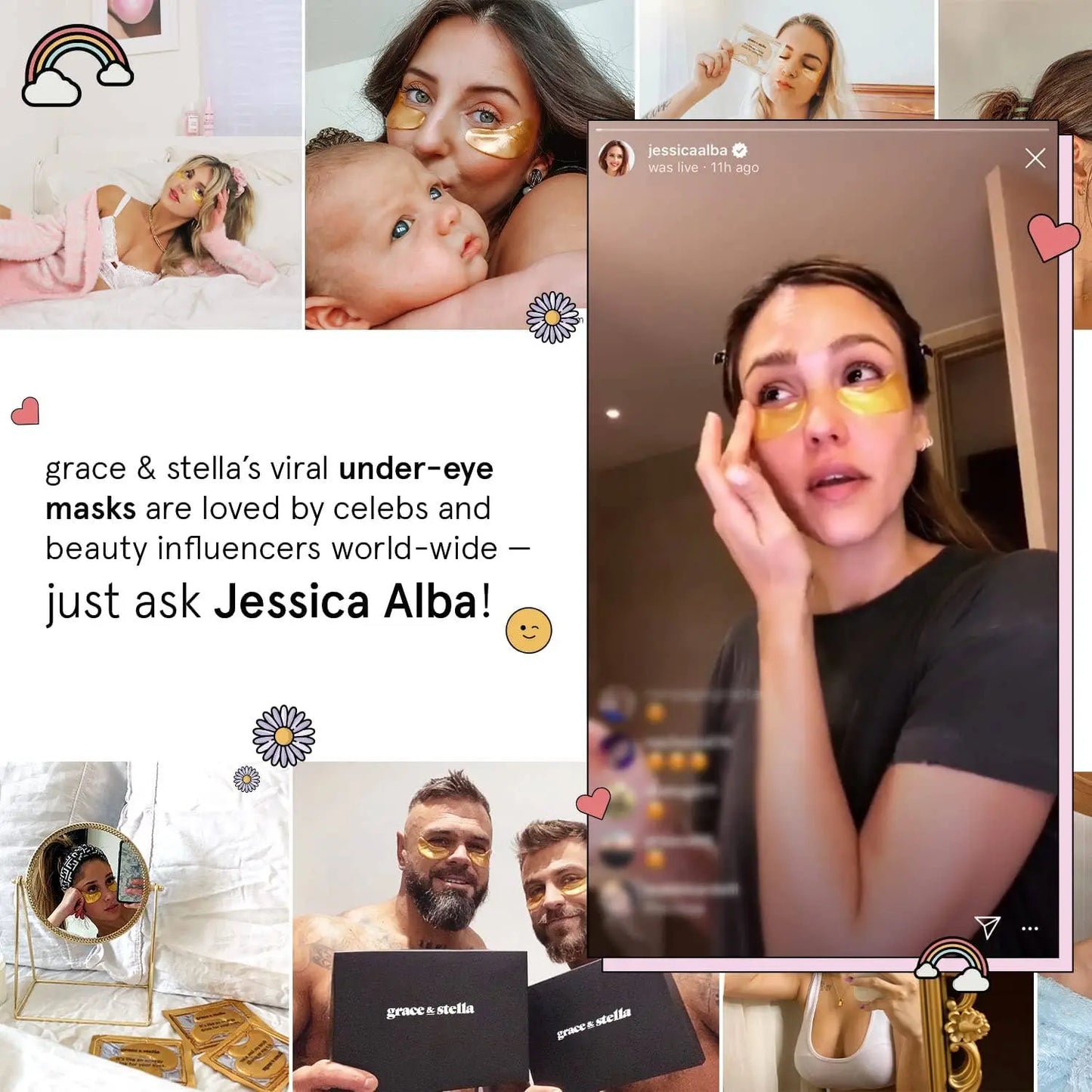 Grace & Stella energising eye mask Grace & Stella Co