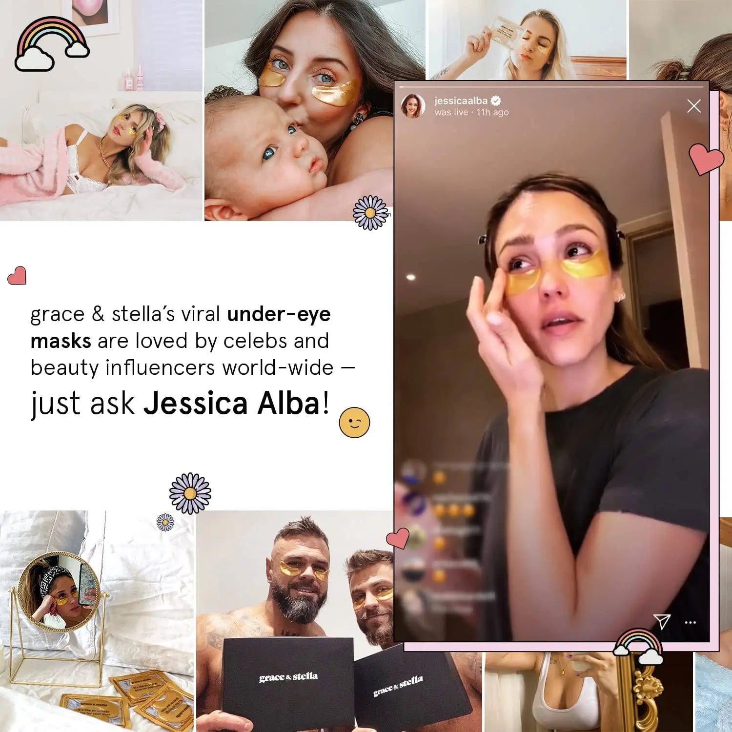 Grace & Stella energising eye mask Grace & Stella Co