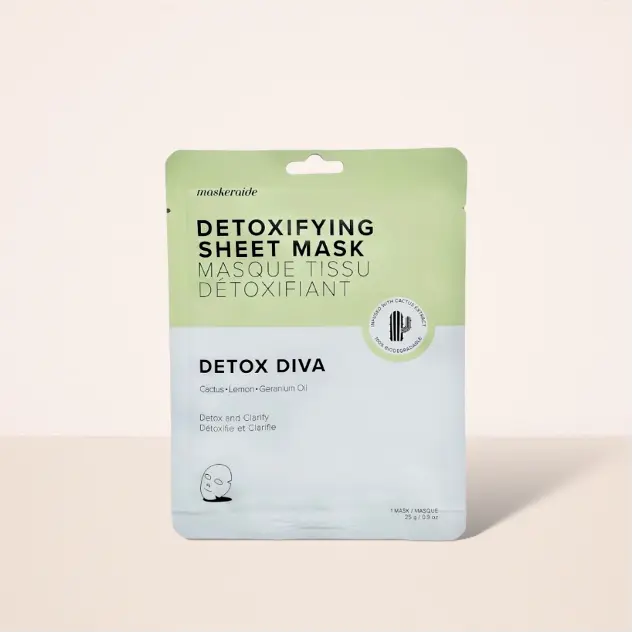 Detox Diva Detoxifying Sheet Mask Maskeraide