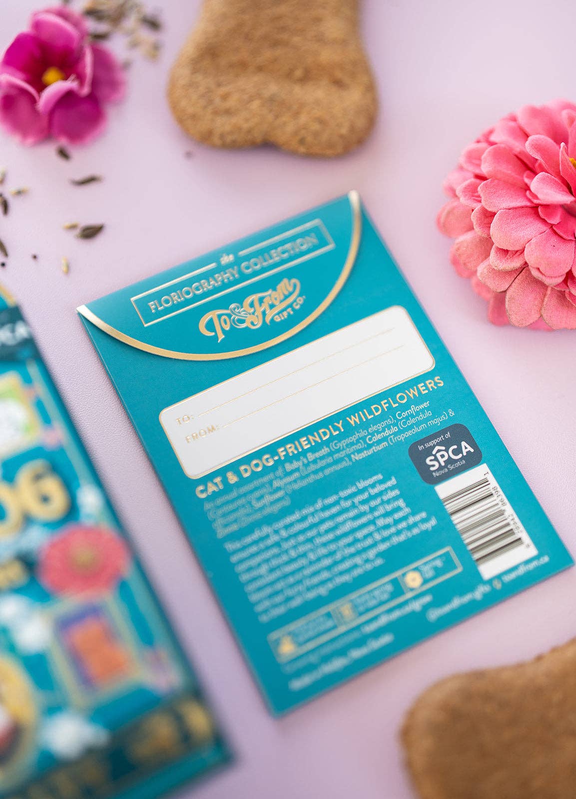 Seed Packet - Cat & Dog Wildflowers (Loyalty) - Gold Foil