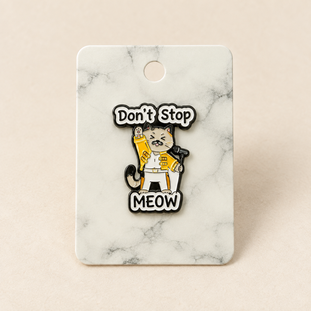 Don't Stop Me Meow pin Belle Box
