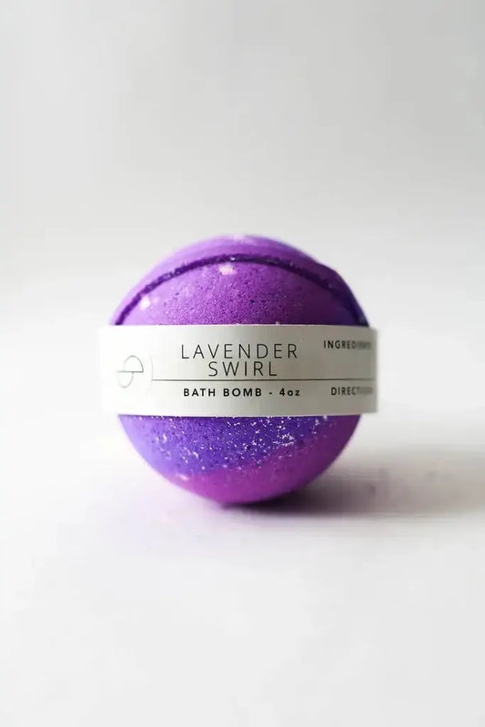 Lavender Swirl Bath Bomb Lend Me Some Sugar Bath Company