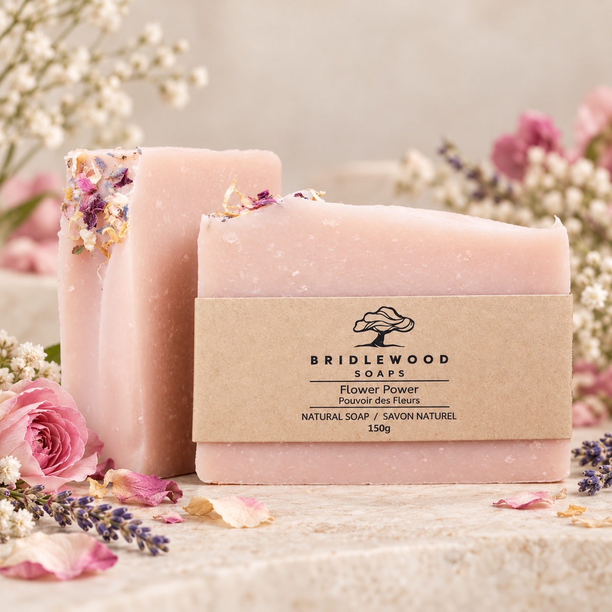 Flower Power Soap Bar Bridlewood Soaps