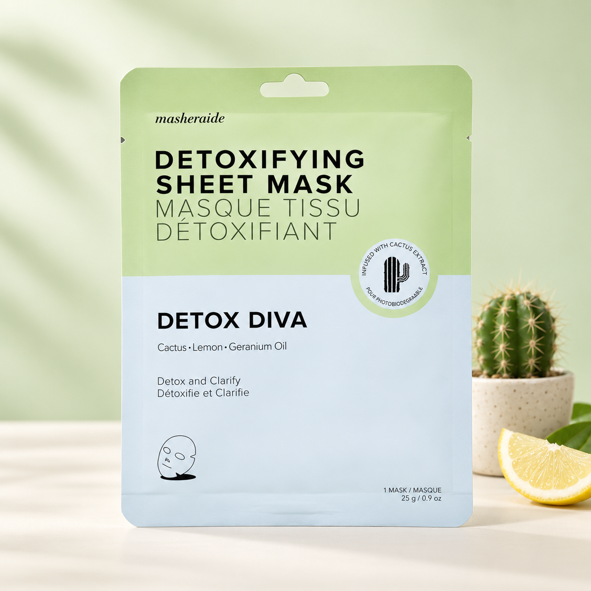Detox Diva Detoxifying Sheet Mask by Masheraide Maskeraide