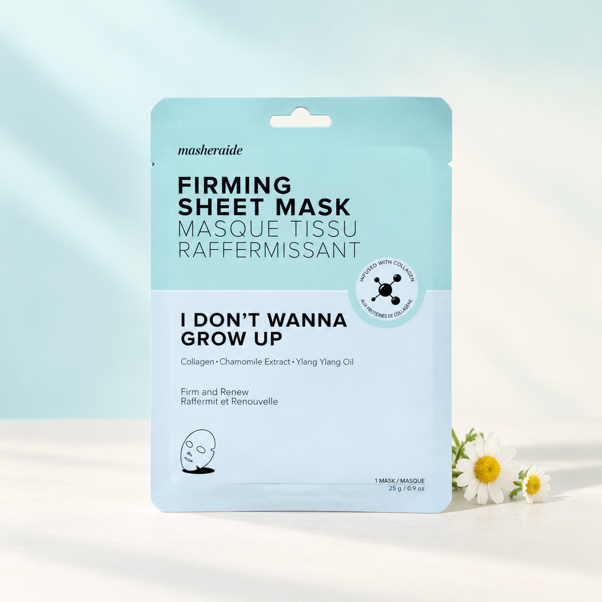 I Don’t Wanna Grow Up Firming Sheet Mask by Masheraide Maskeraide