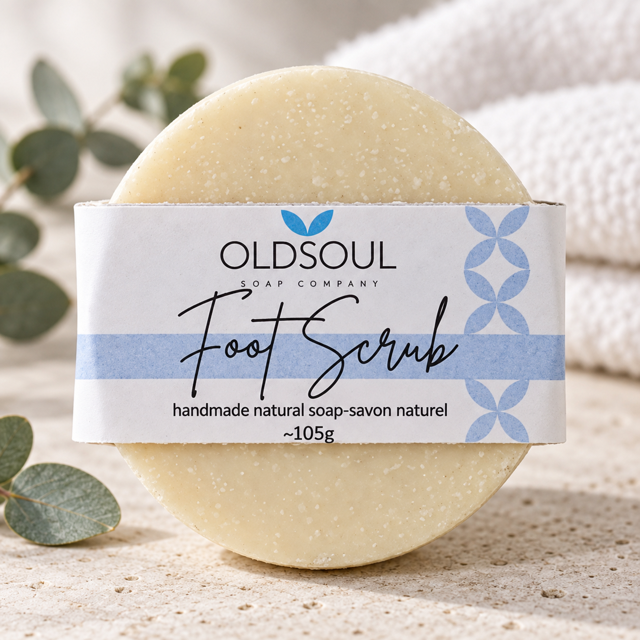Peppermint Foot Scrub by The Old Soul Soap Co Belle Box