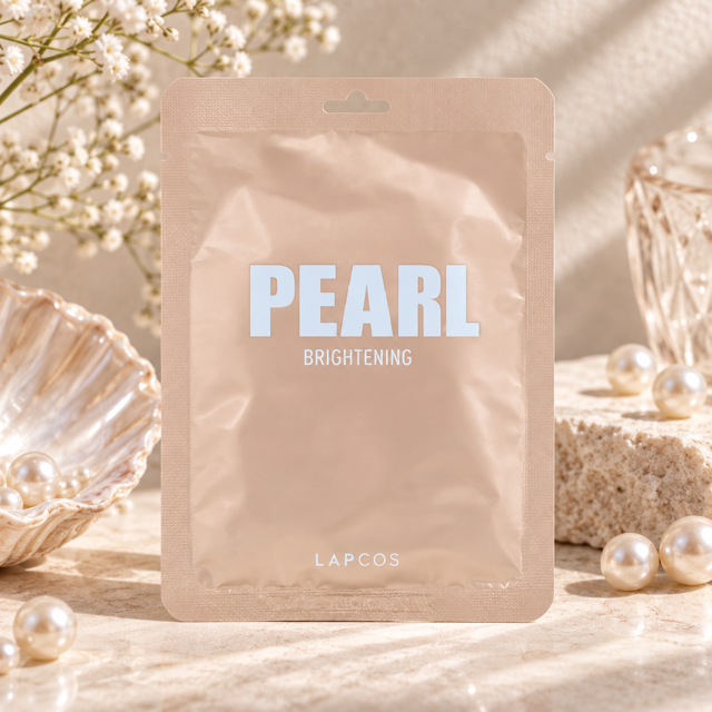 Lapcos Pearl Brightening sheet face mask Belle Box