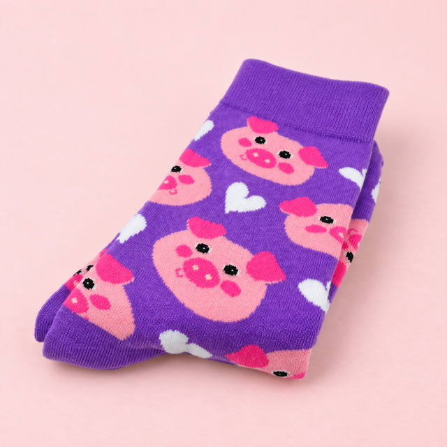 Piggy heart socks Belle Box