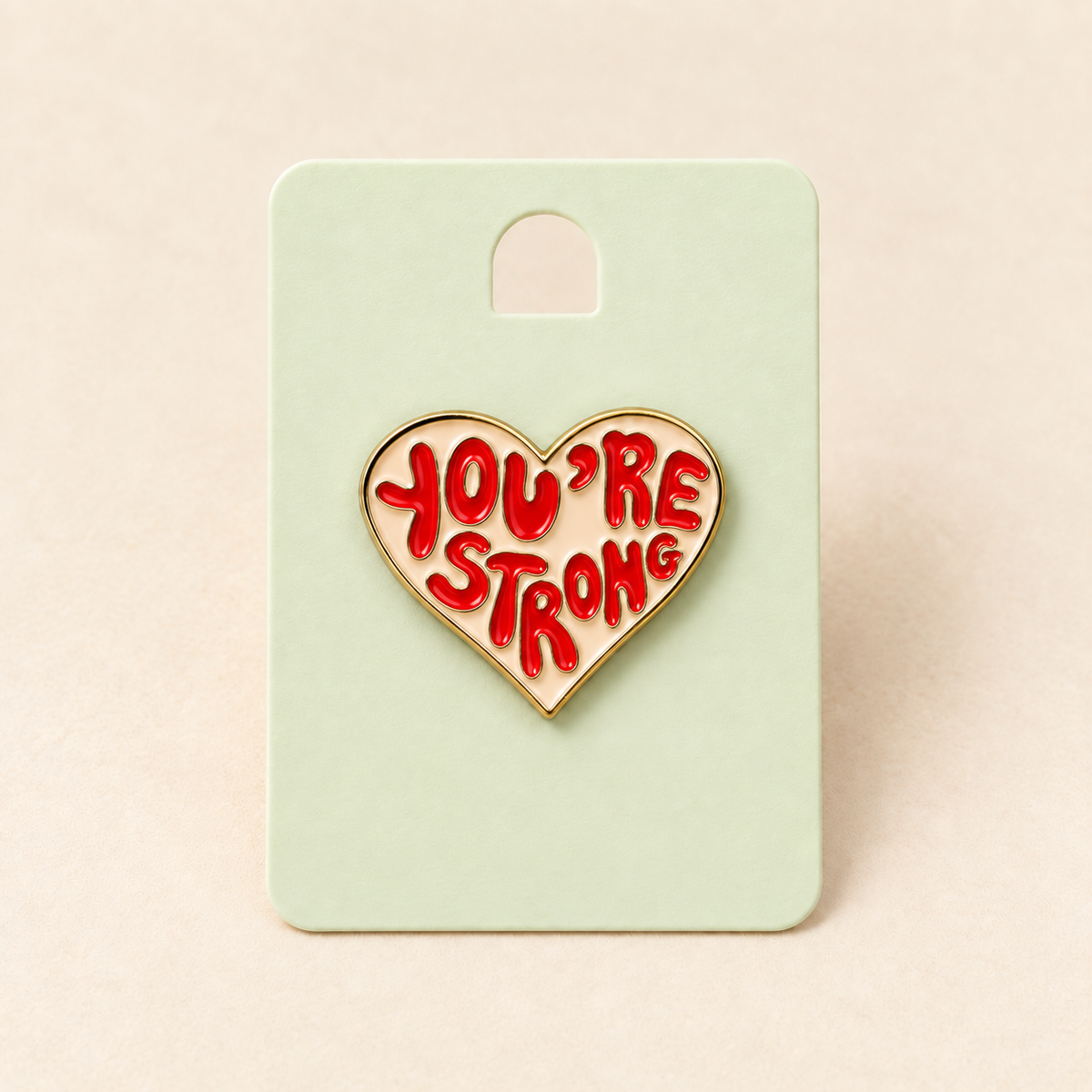 You're Strong pin Belle Box